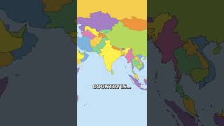 This is The ONLY Country That Is...?! #geography #maps #mountains
