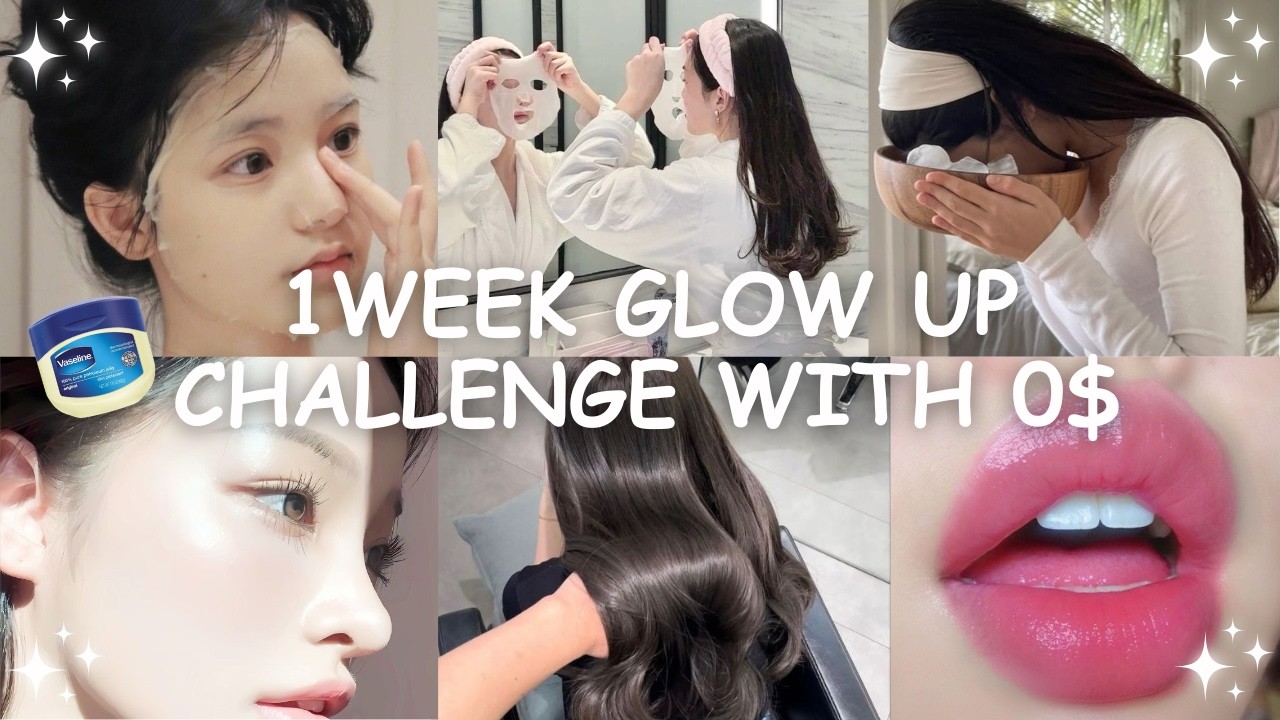 Glow up in a week with zero dollars ! - YouTube