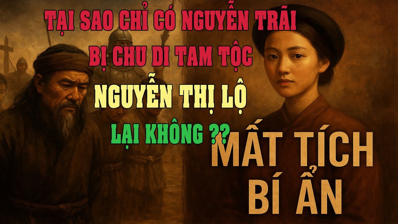 Vụ án Lệ Chi Viên: Vì sao Nguyễn Trãi chịu án tru di, còn Nguyễn Thị Lộ thoát chết một cách kỳ lạ?