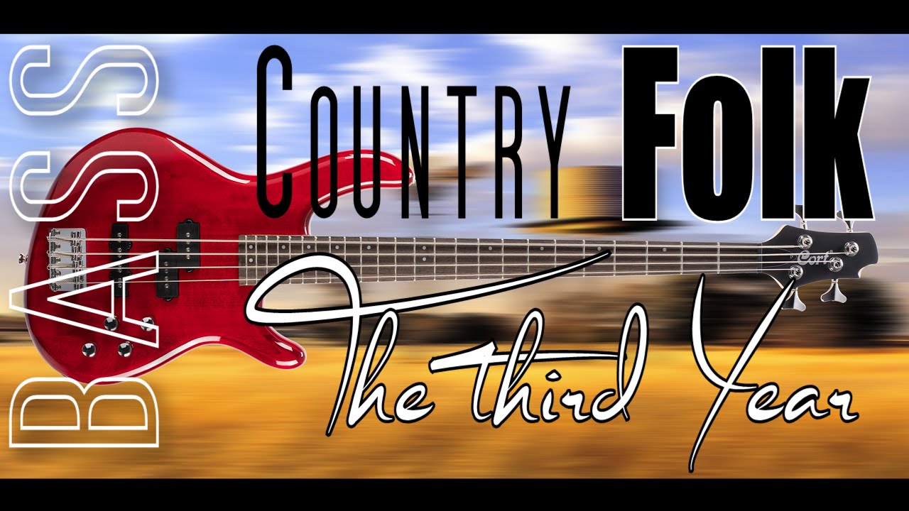 Country Folk Backing Track for Bass 