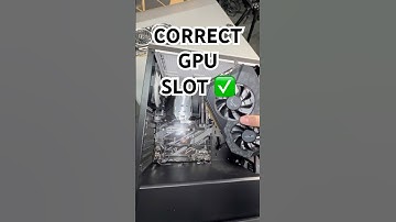 STOP installing your GPU in the Wrong PCIe Slot #shorts #pc #pcbuild #gamingpc #pctips #gaming #gpu