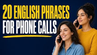 20 English Phrases for Phone Calls 📞 | Speak English on the Phone #english 