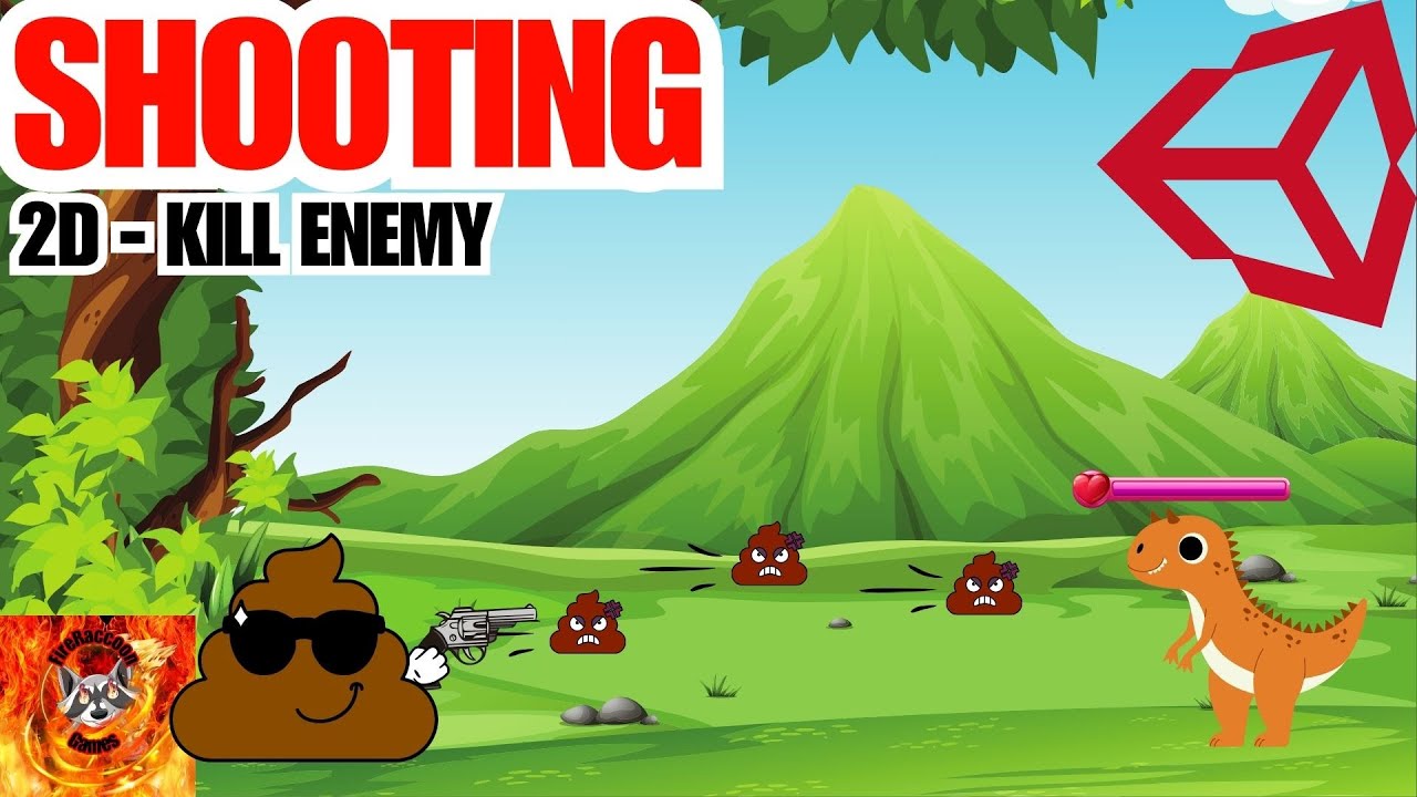 Shooting 2D in unity - EASIEST way (Unity tutorial)
