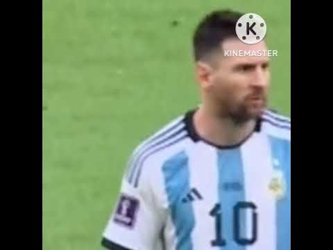 Lionel Messi eating for chewing gum 😂😂🤦‍♂️ against Saudia Arabi - YouTube