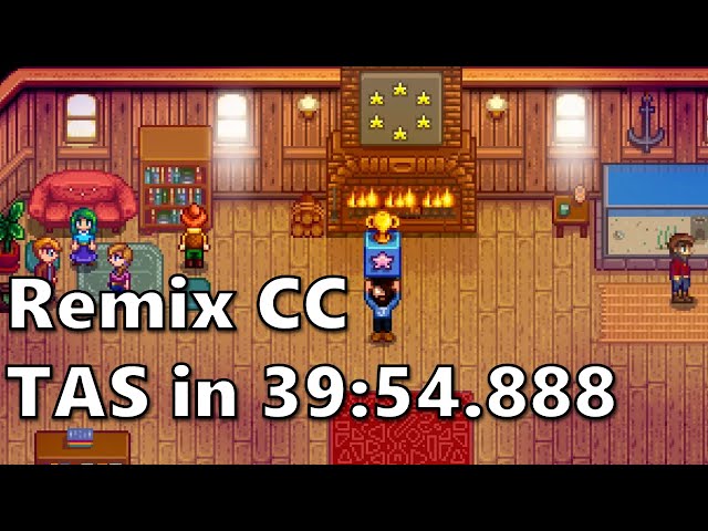 WR] Stardew Valley Glitched Community Center Speedrun in 15:41: AGDQ '22  Submission 