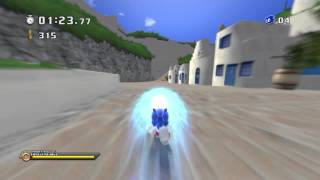 Sonic Generations Windmill Isle ACT2 (wii) Speed Run (no skills) 2:11.03