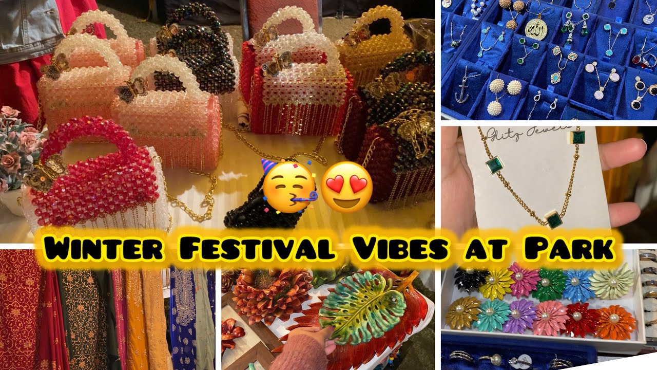 I Explored Jewellery Stalls at a Festival Park | Food, Fashion & Winter Vibes | Winter Festival Vlog