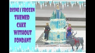 This Frozen cake is one of my favourite design. I