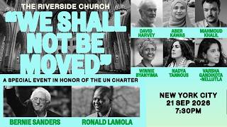 Bernie Sanders Speaks at Historic Riverside Church