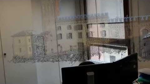Point cloud visualization on MS Hololens- Palazzo Tiso, Camposampiero (PD)