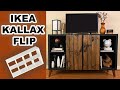 IKEA KALLAX FLIP| Extreme Ikea Kallax Transformation