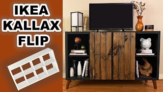 IKEA KALLAX FLIP| Extreme Ikea Kallax Transformation