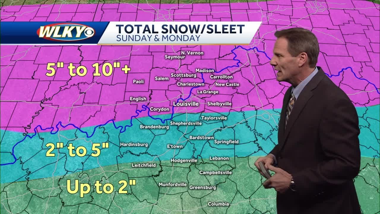 Winter storm update, 5:30 p.m. Friday - YouTube