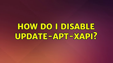 Ubuntu: How do I disable update-apt-xapi? (3 Solutions!!)