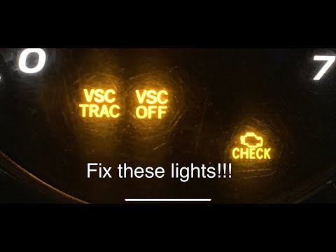 Check Engine Light VSC TRAC Fix For Lexus GX470 GX 470 Easy Fix Repair Common to Toyota also