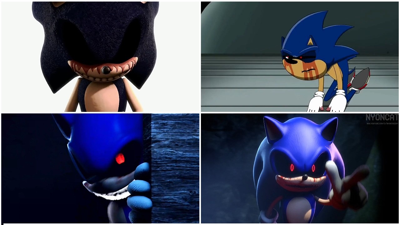 Sonic vs Sonic.exe 😱 | Coffin Dance Animation (AI 3D)