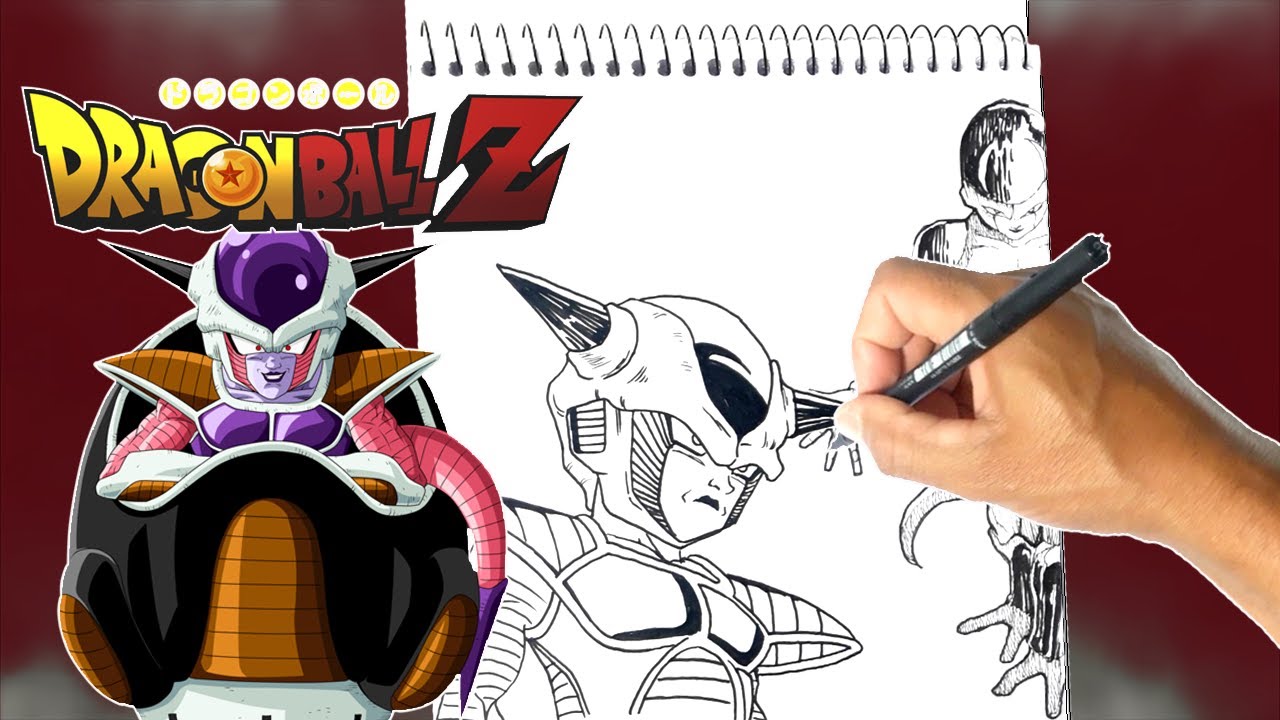 Desenhando freeza #FalaGalvao #freeza #dragonballz #desenhando #desenh