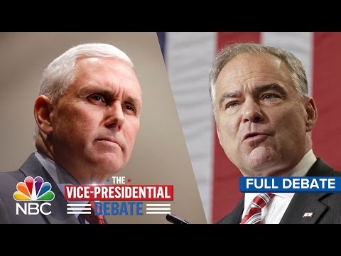 The Vice-Presidential Debate: Tim Kaine And Mike Pence (Full Debate) | NBC News