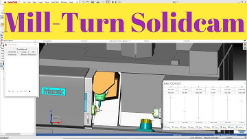 Mill-Turn simulation| turnmill machine pe program kaise banaye