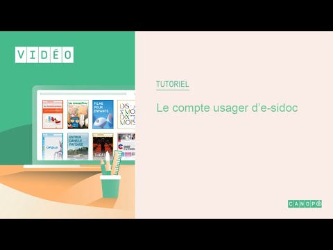 Le compte usager d’e-sidoc