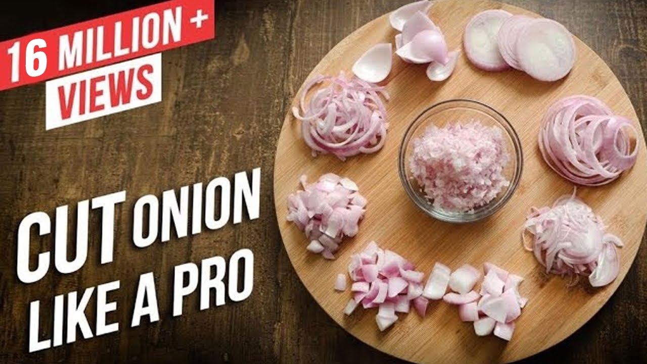 How To Cut Onions Like A Pro | Different Ways To Chop An Onion | Basic Cooking | Rajshri Food