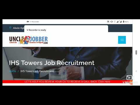 IHS Towers Job Recruitment