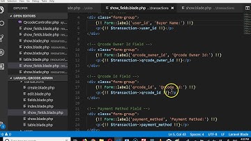 QRCode tutorial   30   one to many relationship Laravel 5.6 full project course
