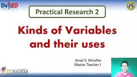 Practical Research 2 Video Lesson on Data and Variables