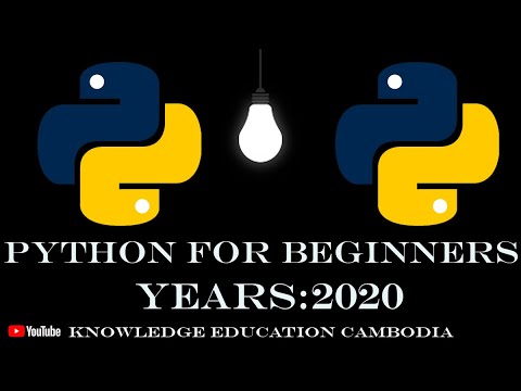 Lesson 1: Python for beginners - YouTube