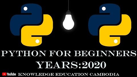 Lesson 1: Python for beginners