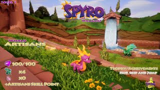 Spyro The Dragon:  Level 1 / Artisans World (100%) - HTG