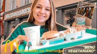 Así es un McDONALDS en NORUEGA + Probando el *MENÚ VEGETARIANO* 🌱 - Polo Positivo