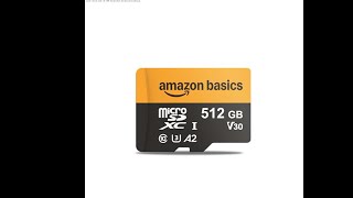 Amazon Basics 512GB microSDXC Card - Best Deal 2026
