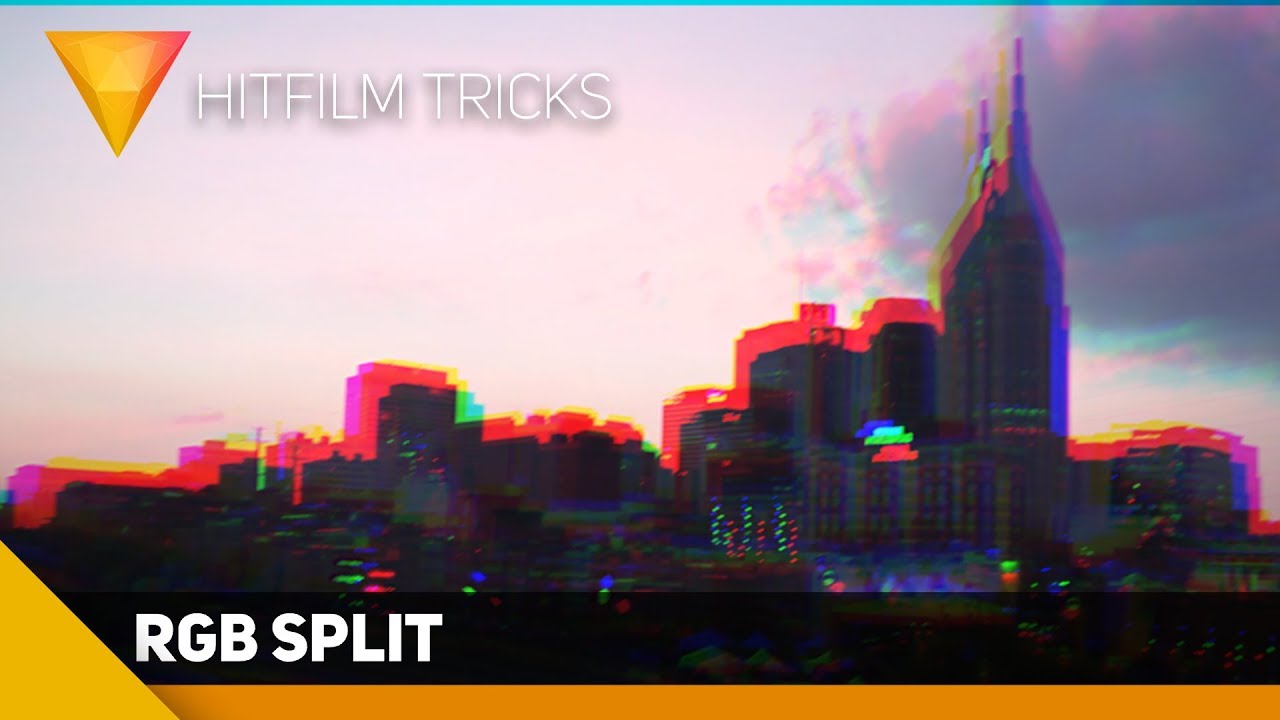 RGB Split / Glitch Hitfilm Express [S1E2] YouTube
