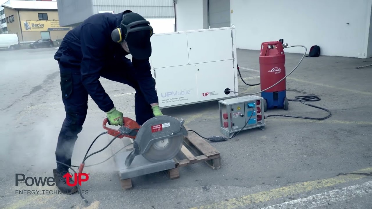 UPMobile mini - 20kW trailer based mobile Hydrogen Fuel Cell Generator