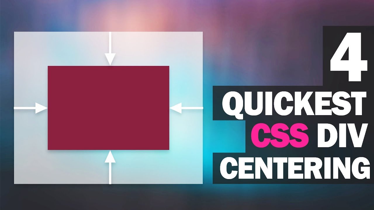 css กึ่งกลาง  New 2022  4 Quickest Ways to Center Div with CSS