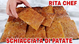 POTATOES SQUASH⭐RITA CHEF | "SCHIACCIATA DI PATATE".