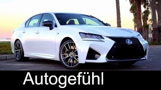 Lexus GS F, GS 450h F Sport, GS 350, GS 200t Driving/Exterior/Interior 2016 - Autogefühl