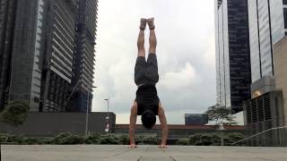 Doing Handstands All Over Singapore