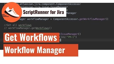 ScriptRunner for Jira - Get list of workflows