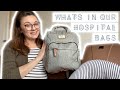 WHAT'S IN MINE & BABY'S HOSPITAL BAGS? || Labour & Delivery 2021 || UK Pregnancy Journey