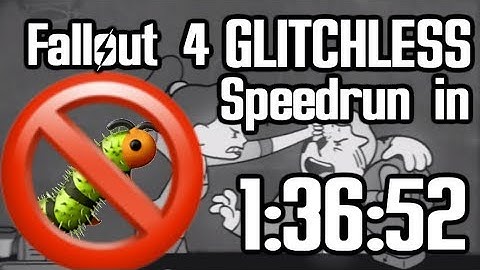 Fallout 4 Glitchless Speedrun in 1:36:52