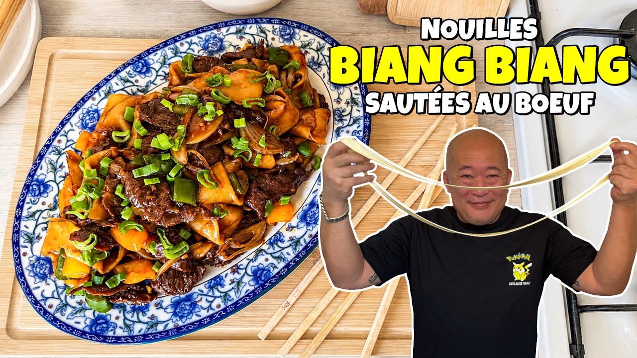 Nouilles Biang Biang sautées au boeuf