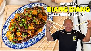 Nouilles Biang Biang sautées au boeuf