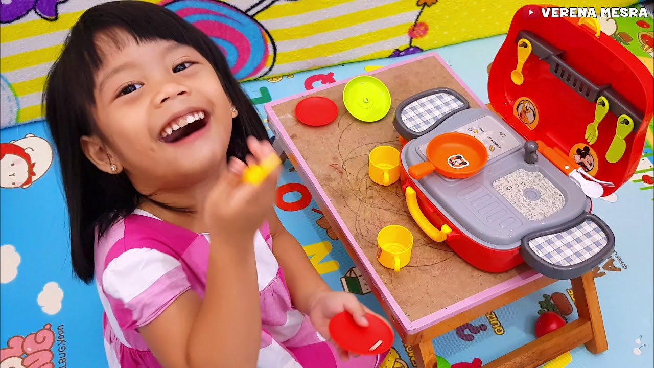 Unboxing Mainan  Anak  Perempuan Masak Masakan Mainan  Anak  