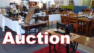 Auction of Antique and Vintage Sewing Machines  June 2022