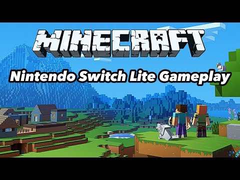 MINECRAFT on the Nintendo Switch Lite!!!