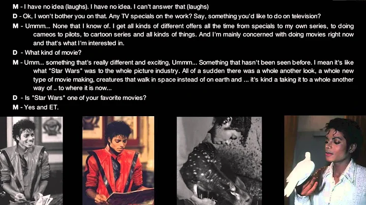 Michael Jackson 1983 interview with Diane Collins ...
