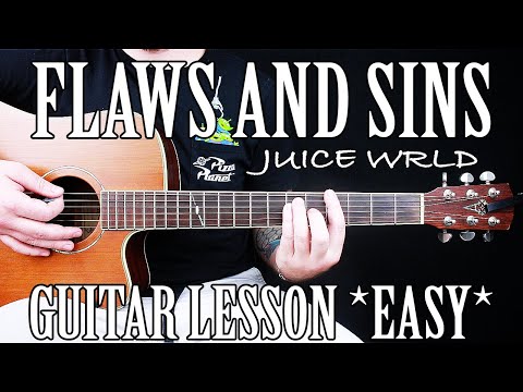 how-to-play-“flaws-and-sins”-by-juice-wrld-on-guitar-for-beginners