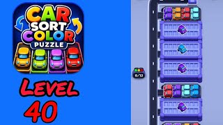 Car Sort Color Puzzle Level 40 Walkthrough